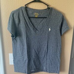 Polo by Ralph Lauren Heather Gray Tee Size LG